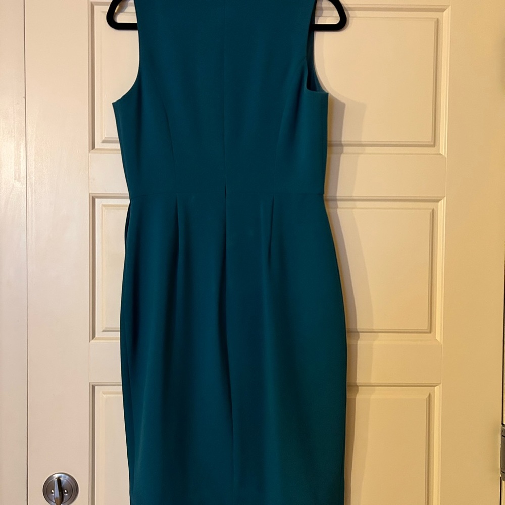 Rachel Zoe Cocktail Dress Size 10 | Elegant Party Wedding Guest Teal - Picture 6 of 8